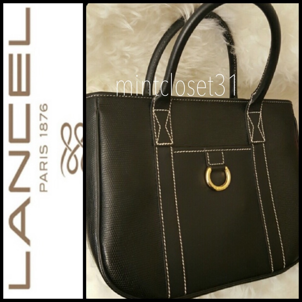 Lancel Paris Leather Handbag - Picture 7 of 16